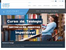 Tablet Screenshot of fatefrj.com.br